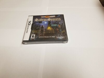 Hidden Mysteries: Salem Secrets - Witch Trials of 1692 (Nintendo DS, 2010) NEW