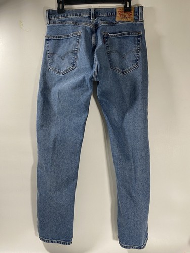 Levi's Strauss 505 Blue Jeans Mens W30 L32 Straight Leg - Picture 2 of 6
