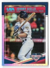 Johnny Aiello 2018 Panini USA Stars & Stripes Longevity Holofoil #12 /99 Rookie