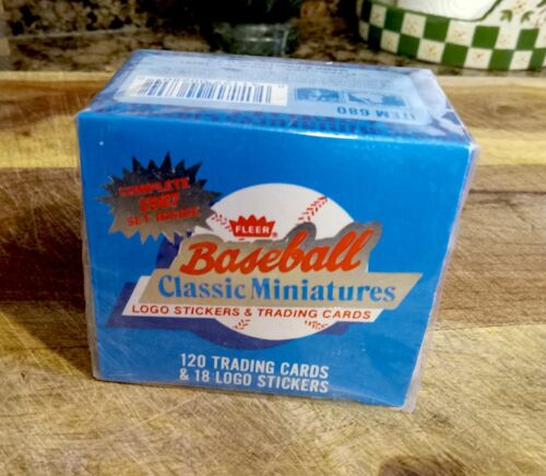 1987 Fleer Baseball Miniatures / Complete Box Set (120) / No Stickers - Bild 2 von 2
