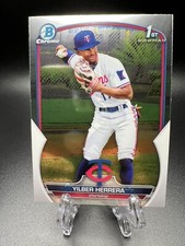 2023 Bowman Chrome Prospect 1st #BCP-86 Yilber Herrera - Minnesota Twins 