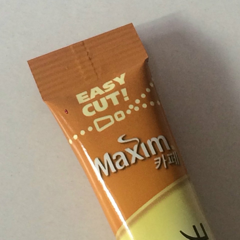 Maxim Caramel Macchiato Korean instant coffee mix 5 sticks for taste eBay