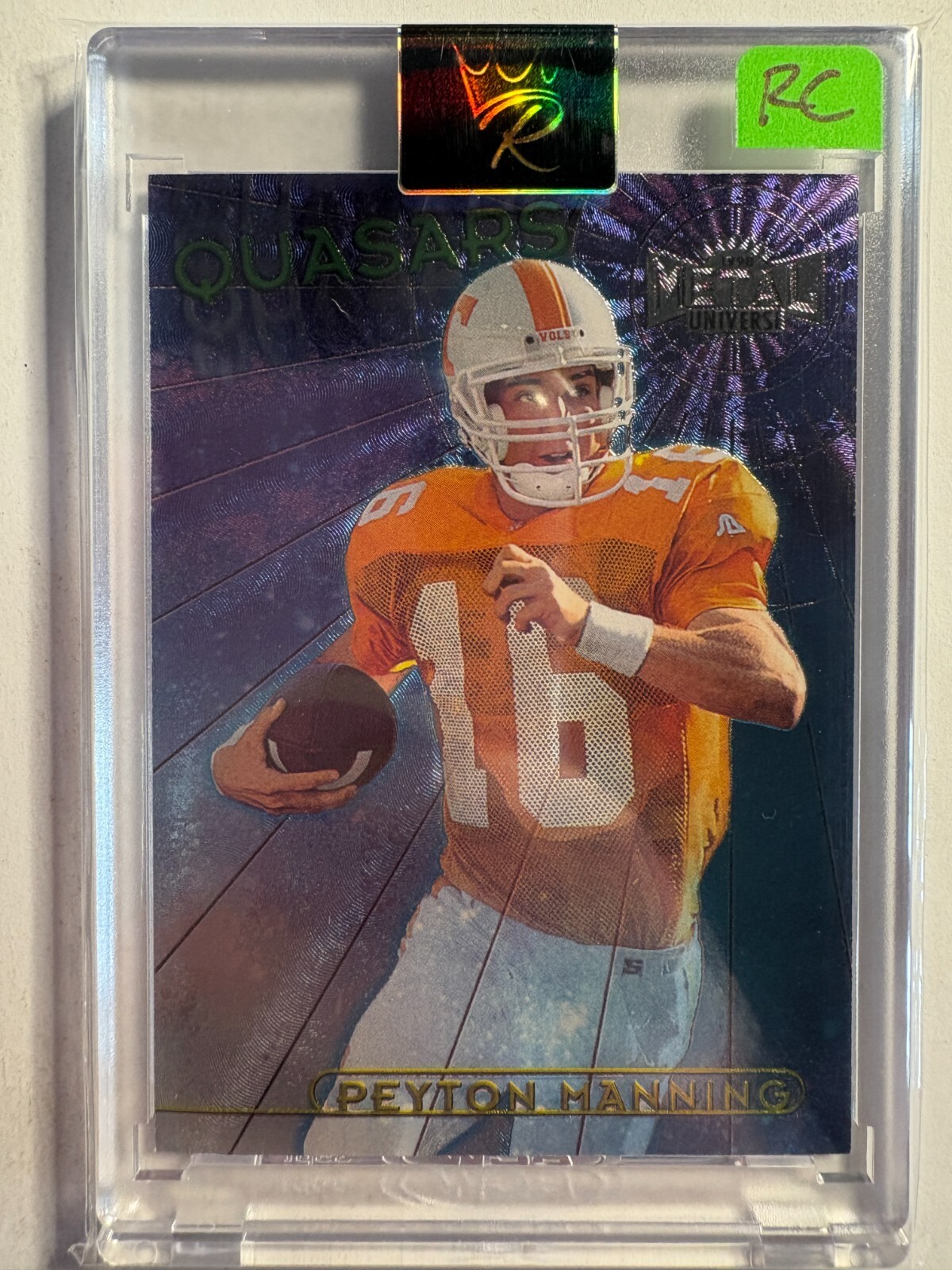 K321,461 - 1998 Metal Universe Quasars #1 Peyton Manning