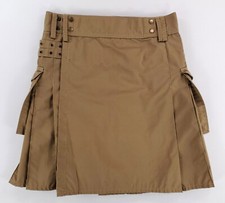 Scottish Highlands Utility Kilt Cargo Pocket Brown Mens 34