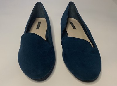 womens teal loafers