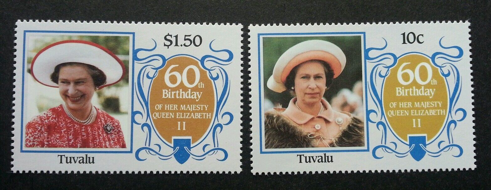 Tuvalu 60th Birthday Of H.M Queen 1986 Royal (stamp) MNH