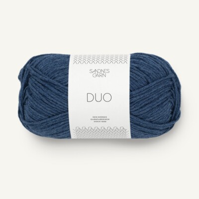 DUO von SANDNES GARN - BLÅ MELERT (5864) - 50 g / ca. 115 m Wolle