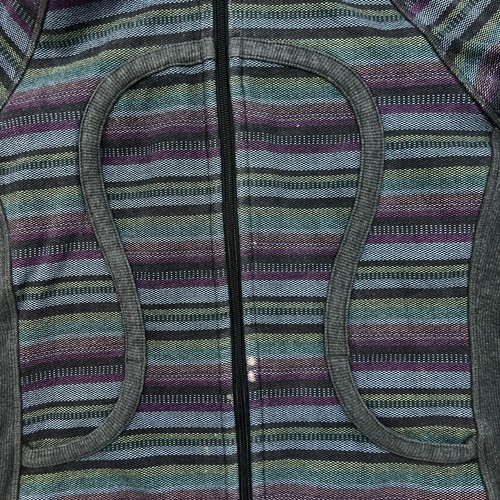 Sudadera con Capucha Deportiva Lululemon Buceo Mujer Mediana Azul Cremallera Completa - Imagen 3 de 7