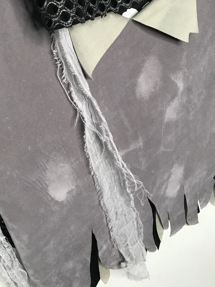 Disfraz Caballero Esqueleto Persiguiendo Luciérnagas Niños Talla 10 Top Camisa Cubierta SOLO Foto 4 de 4