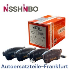NISSHINBO Bremsbel&auml;ge VORNE f&uuml;r  DAIHATSU + NISSAN PIXO + SUBARU JUSTY 4 SUZUKI