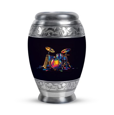 Drum Urns Father Urn Urns for Human Ashes Adult Large Ashes Container 3 Inch
