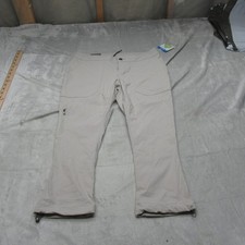 Columbia Saturday Trail II Capri Pants 4 Gray Stretch Hiking Outdoor 31x21 NEW