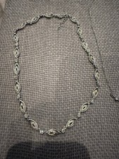 Set Of 3 Bridal/ Evening Crystal Or Rhinestone Necklaces. one Is NADRI Brand