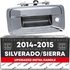 Tailgate Handle for Chevrolet Silverado, GMC Sierra 1500 2500 3500 HD - Chrom...