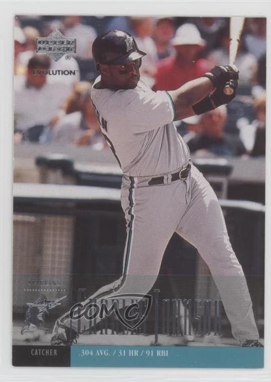2001 Upper Deck Evolution Charles Johnson #73 1hb4