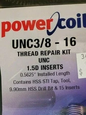 3/8-16 UNC PowerCoil Thread Repair Kit