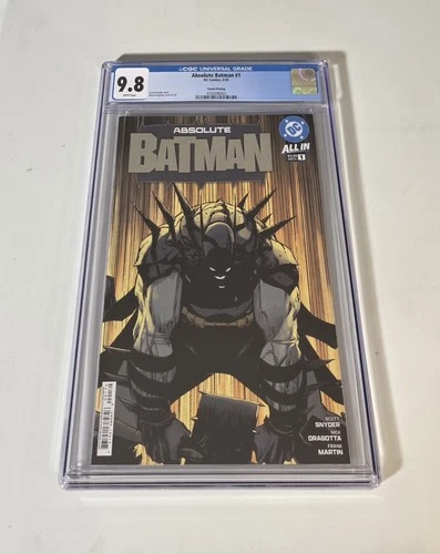 🔥 Absolute Batman #1 CGC 9.8 Graded 4th Fourth Print Nick Dragotta Cover A 🔥
