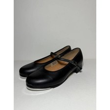 Youth Bloch Tap Shoes Size Girl 5.5 Black Dance Shoes - EUC