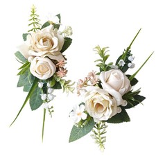 2pcs Boutonniere for Men - Suit Decor Flowers for Groom  Groomsmen, Perfect for