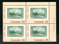 CANADA 1982 International Philatelic Youth Exhibition. #912, 35¢ TR CORNER BLOCK
