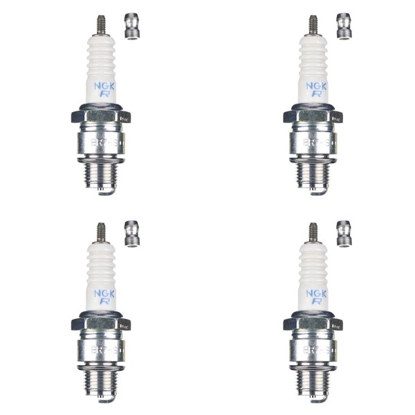 NGK ZüNdkerze BR7HS 4122 4Er Set (FüR: Benelli Pepe 50 PJ00 - 2 Takt 08-12 )-image