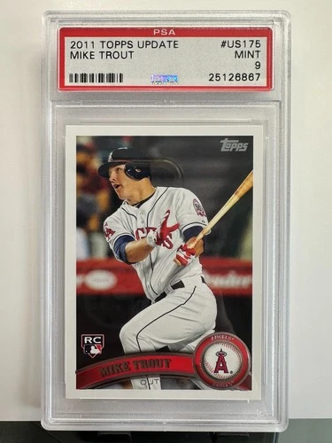 2011 Topps Update Mike Trout US175 PSA 9 Rookie RC