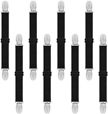 Adjustable Boot Straps Pant Stirrups Clips for Women and Men Motorcycle Biker Sm