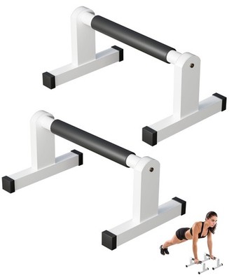 Push Up Bars, Heavy Duty Parallettes Dip Bar with Nonslip Grips for C...