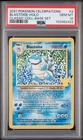 2021 POKEMON CELEBRATIONS CLASSIC COLLECTION #2 BLASTOISE-HOLO PSA 10