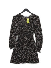 NA-KD A-Line Midi Dress UK34 in Black