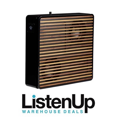 REL Planar PL-1 Ultra-thin Subwoofer with Hardwood Grille & Planar Cart (Black)