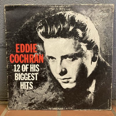 Eddie Cochran 12 of His Biggest Hits LP Liberty Records LRP3172