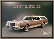 1977 Ford Ltd Ii Station Wagon Toolbox - Refrigerator Magnet 42 Mil 1977 Ford Ltd Ii Station Wagon Toolbox - Refrigerator Magnet 42 Mil