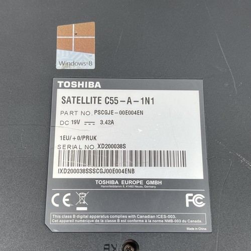 Toshiba Satellite C55-A-1N1 Laptop 15” - Core i5 2.5GHz/8GB Ram/1TB HDD/ Win 10 - Picture 14 of 14