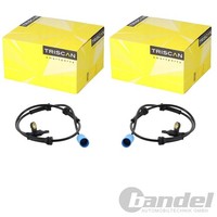 2X Triscan ABS-SENSOR Raddrehzahl Hinten Passend FüR Land Rover Freelander