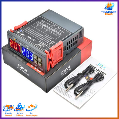 Temperaturregler STC-3008 Digital Thermostat 110V-230V mit NTC-Sonde