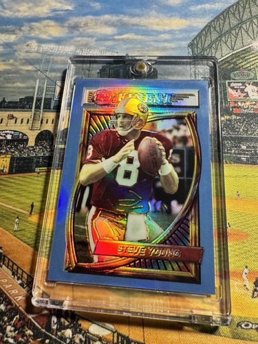 Steve Young [Refractor] #77 1994 Topps Finest card