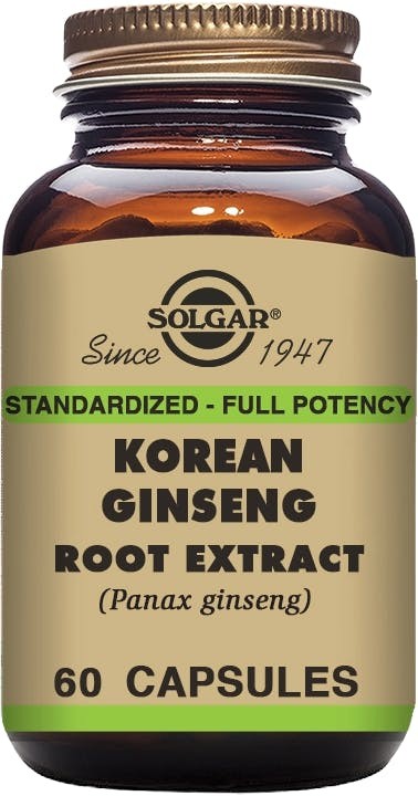 Solgar Standardised - Full Potency Korean Ginseng Root Extract Vegetable Capsules, 60 - Image 4