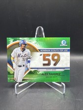 2023 Bowman - Bowman Scouts Top 100 Alex Ramirez #BTP-59 Green Refractor /99