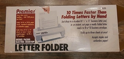 #ad Martin Yale Premier Model P6200 Electric Desktop Letter Folder $169.99