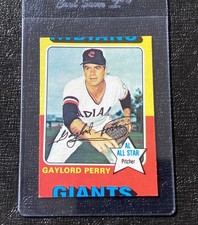 Unique Miscut Error Card 1975 Topps Gaylord Perry #530 Very MC EX Rare