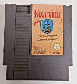Faxanadu Nintendo NES UKV PAL A Cartridge Only Pins Cleaned Tested Working