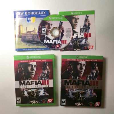 Mafia III Deluxe Edition Xbox One Video Game Includes Season Pass
