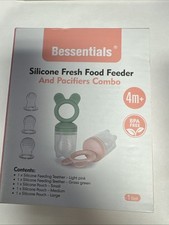Bessentials Baby Fresh Fruit Food Feeder - Silicone Baby Mesh Feeders