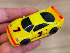 Tyco 440-X3 Ferrari F40 F-40 yellow/orange HO Slot Car Excellent