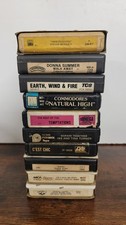 Vintage 8 Track Lot Of 10 - Soul Funk R B Diana Ross Temptations Stevie Wonder