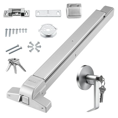 VEVOR Push Bar Door Locks Stainless Steel Panic Bars for Exit Doors with Lever