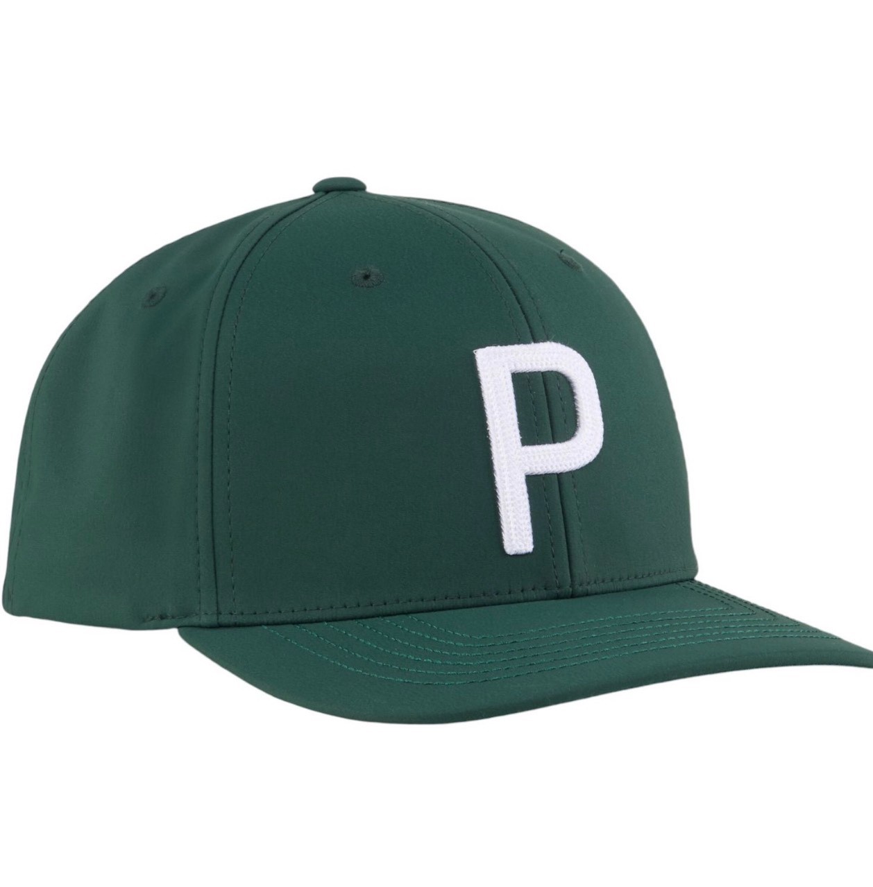 NEW Puma Golf 2025 Heritage P Snapback Hat Cap Green White Flexfit $35n NWT