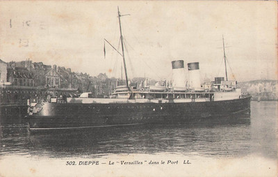 76 DIEPPE LE VERSAILLES DANS PORT - 67878