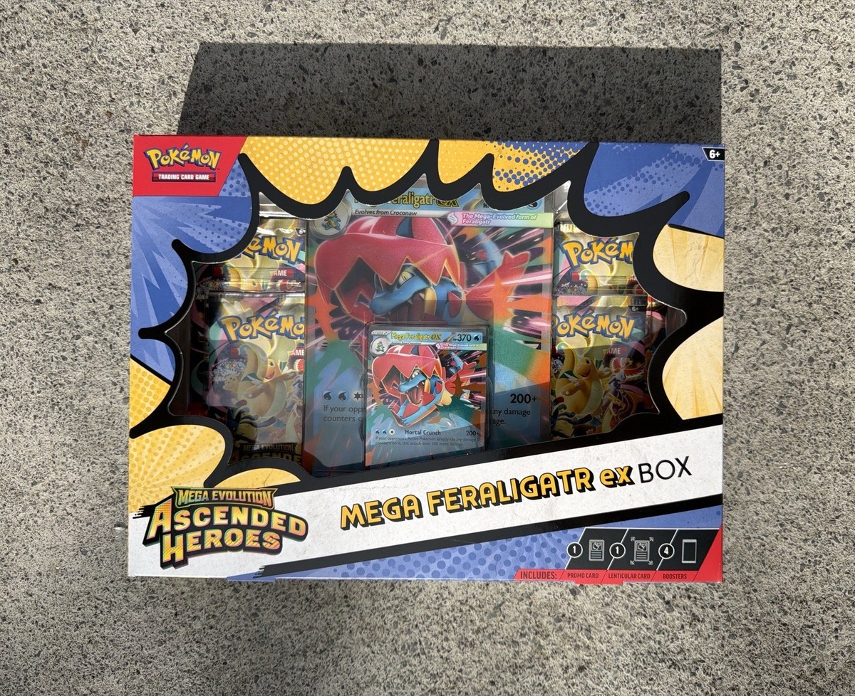 Pokemon TCG - Mega Evolution Ascended Heroes Mega Emboar EX Box